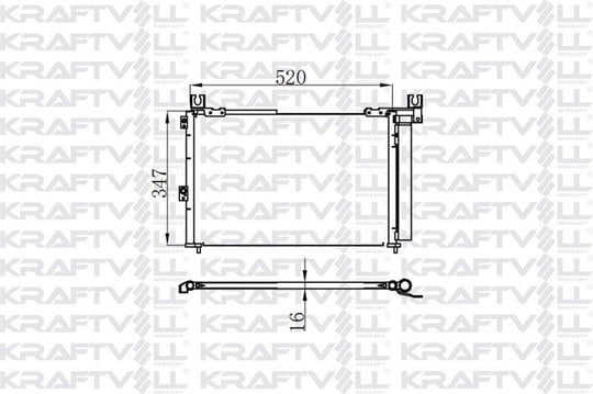 KLIMA RADYATORU RANGER 2.5TD (99 06) 3.0TD 06 /> MAZDA B SERIE 2.2 / 2.5 (99 06)