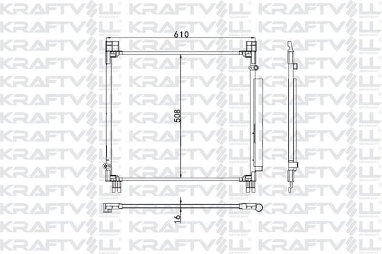 KLIMA RADYATORU TOYOTA HILUX 2015-> 