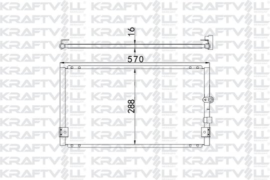 KLIMA RADYATORU TOYOTA HILUX PICKUP 2,5 D4D 2001 2005