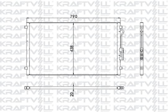 KONDENSER CHRYSLER VOYAGER 01>
