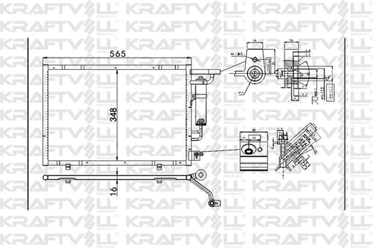 KONDENSER KLIMA RADYATORU FORD ECOSPORT 1.5 TI 14>