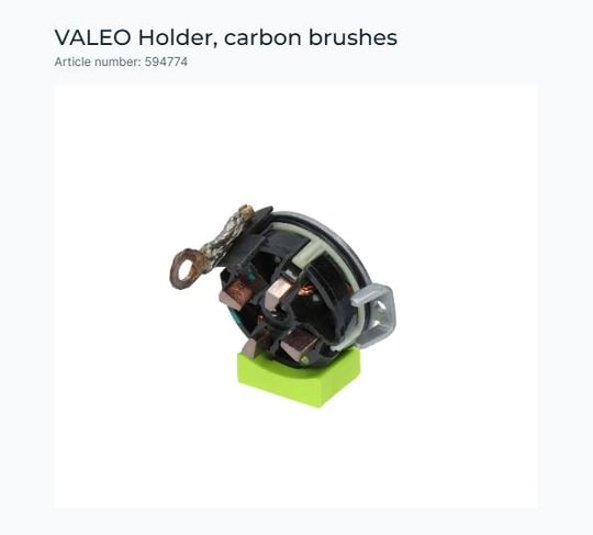 MARS MOTORU KÖMÜR TUTUCU