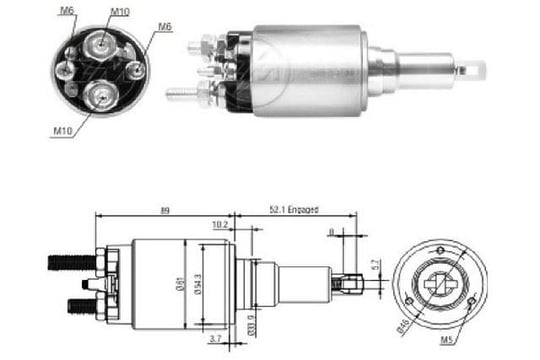 MARŞ OTOMATİĞİ 24V 241 SERISI SCAINA DAF BOSCH TIPI  2339402230