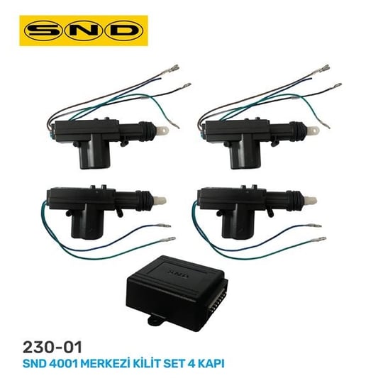 MERKEZİ KİLİT SET 4 KAPI 4001
