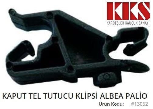 MOTOR KAPUT TEL KLİPSİ ALBEA DOBLO LINEA SIENA DC
