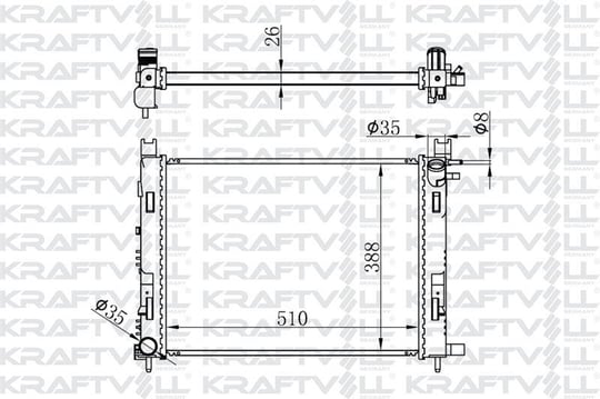 MOTOR RADYATOR CLIO IV 12> CAPTUR 13> SANDERO II 12>LODGY 12> DOKKER 12> 0.9 TCE  1.2TCE / 1.5DCI / 1.6 >BRAZING