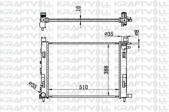 MOTOR RADYATOR CLIO IV CAPTURE SYMBOL SANDERO LOGAN LODGY DOKKER 0,9TCE 1,2 16V 1,5DCI 1,6 12MM ( 510×378×16 ) > BRAZING