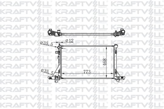 MOTOR RADYATORU MASTER III 2,3 MOVANO B NV400 VAUXHALL MOVANO Mk II (773*468*22) BRAZING (MT)
