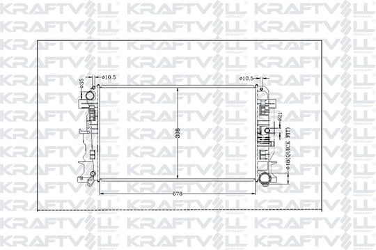 MOTOR SU RADYATORU (678x398x26) CRAFTER 06> SPRINTER 06>