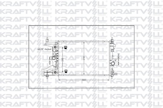 MOTOR SU RADYATORU A.T ASTRA J 10>19 A16XER - B16XER CRUZE (J300) CRUZE (J305) F16D 580X398X16