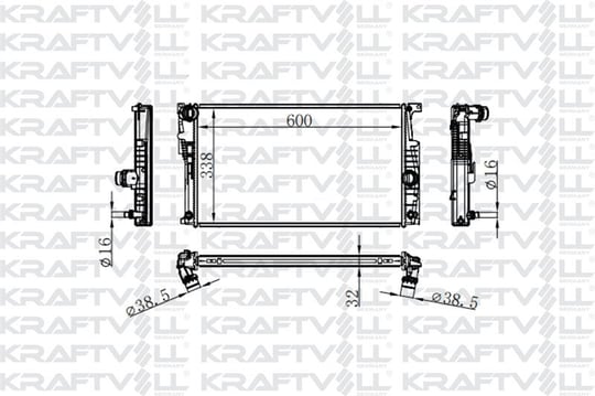 MOTOR SU RADYATORU BMW N20 N26 N55 F20 F30 F32 F34 F36 F22 F80 F82