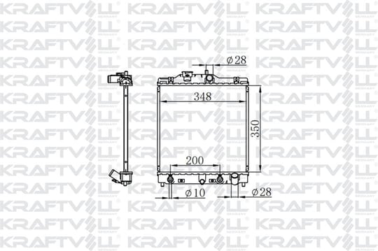 MOTOR SU RADYATORU HONDA CIVIC 1992-2000 (350*359*23) MANUEL VITES