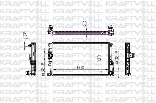 MOTOR SU RADYATORU OTM/SANZ BMW N47 N13 B47 F30 F20 F22 F32 F34 F36
