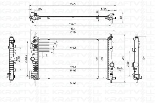 MOTOR SU RADYATORU (OTOMATIK) INSIGNIA A20DTH A20DTR