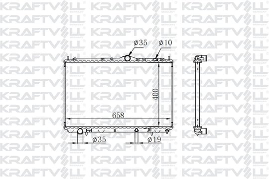MOTOR SU RADYATORU S40 I / V40 1.6 1.8 2.0 (95 04) AT / MT (400*658*16) BRAZING