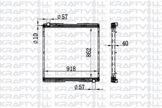 MOTOR SU RADYATORU SCANIA P G R T SERISI 04> CERCEVESIZ (AT/MT)