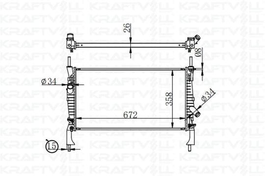 MOTOR SU RADYATORU TRANSIT 2.2-2.4TDCI KLIMASIZ 06>14