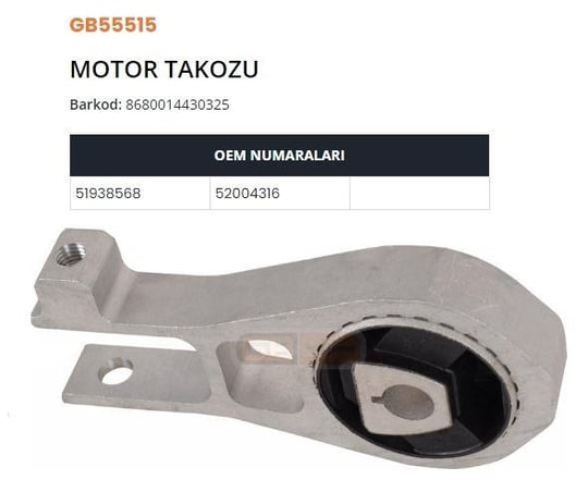 MOTOR TAKOZU 500X-RENEGADE 1.4-1-6 MJT-2.0 MJT
