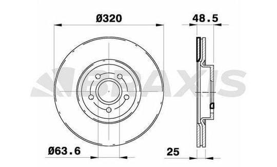 ON FREN AYNASI CONNECT 12 /> FOCUS II SW 05>11 FOCUS III 2,0 ECOBOOST 12>15 KUGA DIZEL 12>14 VOLVO  V 40 Hatchback T2-T3-T4-T5 C30 (533)  06>12 C70 II (542) 07>12 S40 II (544)  05>12 V50 (545) 04>12