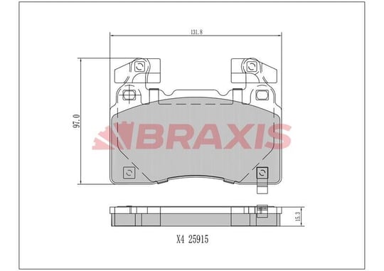 ON FREN BALATASI 18'' OPEL INSIGNIA B 17>