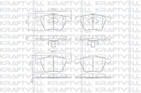 ON FREN BALATASI GALAXY S MAX 2,0ECO / 2,0TDCI / 2,2TDCI 06>15 VOLVO S60 II 10>15 S80 II V60 V70 III