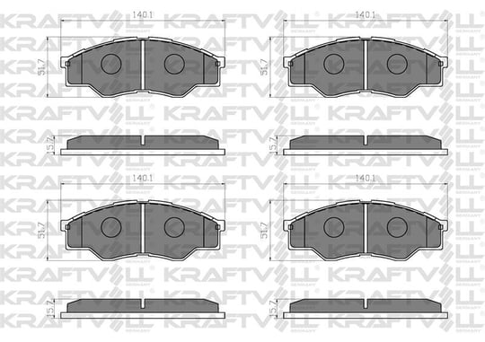 ON FREN BALATASI HILUX VIGO III PICKUP 2,5 2007> 4X2