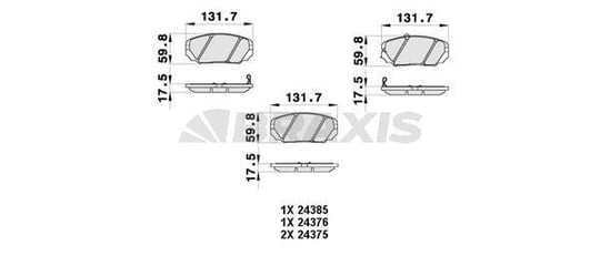 ON FREN BALATASI HYUNDAI ELANTRA 05-11 COUPE 02-> SONATA 01-05 TUCSON 04-08 CERATO 08-10 MAGENTIS 01-11 SOUL 08-14 SPORTAGE 04-10