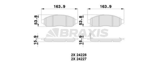 ON FREN BALATASI NISSAN NAVARA 04-10 PATFINDER 05-11 (17 JANT)