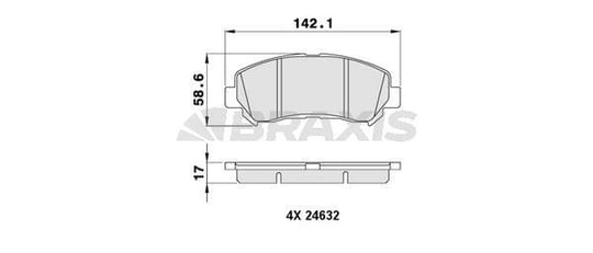 ON FREN BALATASI NISSAN QASHQAI 2007 2012 X TRAIL 2008 2011 RENAULT KALEOS 2.0 DCI