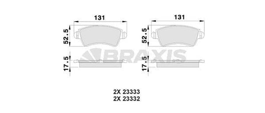ON FREN BALATASI P206 GTI EW10J4 (2.0 16V) TU5JP4 (1.6 16V) P306 XSARA 1.6 8V 1.9 (CELIK SEGMANLI)