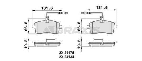 ON FREN BALATASI P407 1.6HDI 110 FAP.1.8 2.0 2.0 HDI 135 FAP 04>FISLI