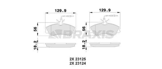 ON FREN BALATASI PARTNER P306 CABRIOLET / SEDAN 1.8I 16V 2.0I BERLINGO XSARA 1.8I.1.9D (< 03) FISL