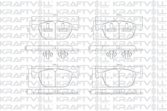 ON FREN BALATASI VOLVO XC60 08> / XC90 2.4 D5 02>15