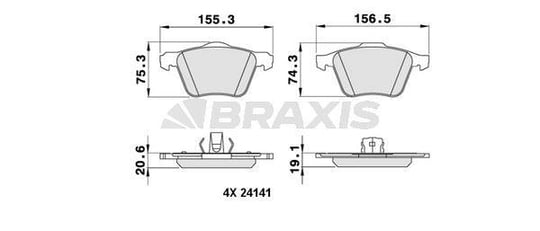 ON FREN BALATASI VOLVO XC90 2,5T 02=> D5 02=> T6 02=>D5 V8 05=> D5 09=> 3,2 06=>