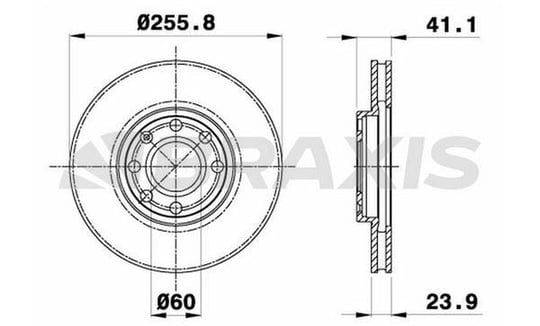 ON FREN DISK AYNASI (4 BIJON) ASTRA G