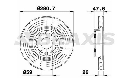 ON FREN DISK AYNASI ALFA 166 2.0I TWIN SPARK