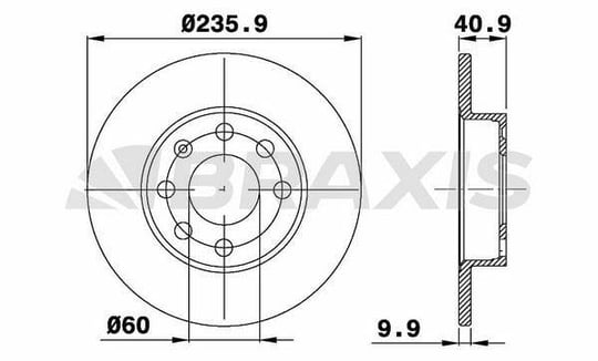 ON FREN DISK AYNASI CORSA A 1.2 / 1.3 / 1.4 83 89 KADETT D / E 1.2 / 1.3 / 1.4 84 90