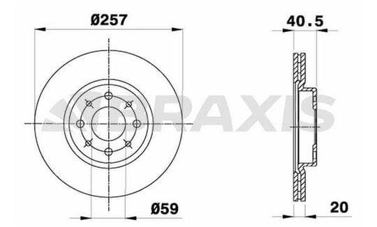 ON FREN DISK AYNASI DOBLO ALBEA LINEA BRAVO PANDA 1.4 / 1.3JTD STILO IDEA 1.2 16V 1.3JTD TEMPRA TIPO 2