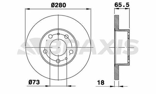 ON FREN DISK AYNASI DUCATO BOXER JUMPER 14Q (15 JANT) 94>02 HAVA SOGUTMASIZ