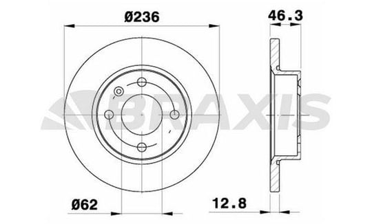 ON FREN DISK AYNASI FAVORIT FELICIA 1.1 / 1.3 / 1.6 / 1.9 FORMAN CADDY II 1.6 / 1.9D 96 00