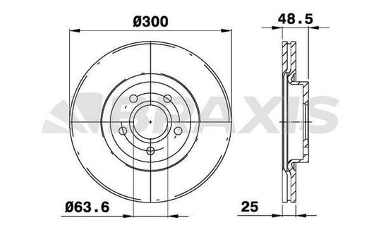 ON FREN DISK AYNASI FOCUS II 04 /> FOCUS II C MAX 03>07 C MAX 07 /> 1.6ECO / 1.6TDCI / 2.0TDCI / 2.0