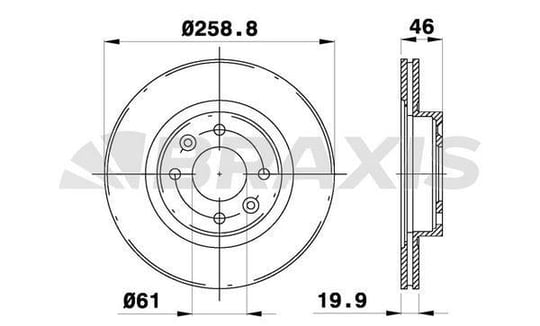 ON FREN DISK AYNASI HAVALI ESPACE 2.0 / 2.0I / 2.1 / 2.1TD 86 91 R25 2.0 / 2.1D / 2.1TD / 2.2 84 92