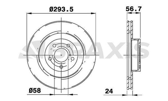 ON FREN DISK AYNASI HAVALI FORESTER 04>10 IMPREZA 04>11 LEGACY 09>11 OUTBACK 03>11 294×5