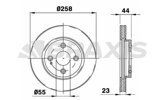 ON FREN DISK AYNASI HAVALI MAZDA 2 1.3 / 1.4 MZR CD / 1.5 / 1.6 MZ CD 07 FORD KA+18> 