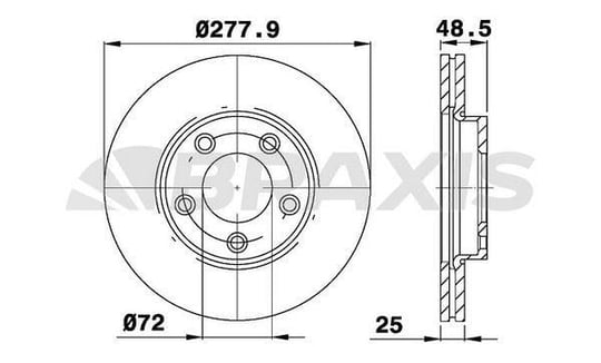 ON FREN DISK AYNASI HAVALI MAZDA 5 05>MAZDA 3 03>10 277X5
