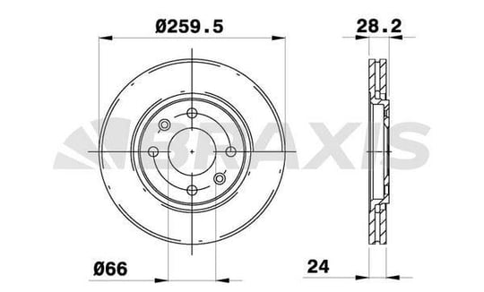 ON FREN DISK AYNASI HAVALI P406 1.6 1.8 16V 1.9 1.9TD 95>