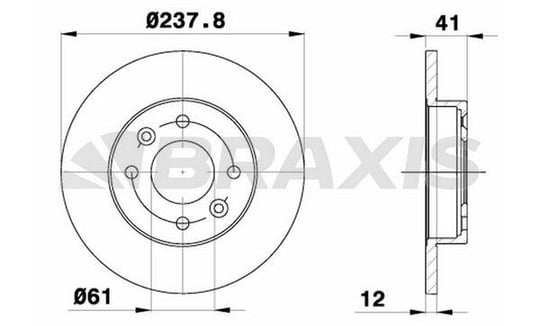 ON FREN DISK AYNASI R9 R11 R19 R21 CLIO I II SYMBOL EXPRES MEGANE I LOGAN SANDERO 1.2 / 1.4 / 1.6 / 1.9