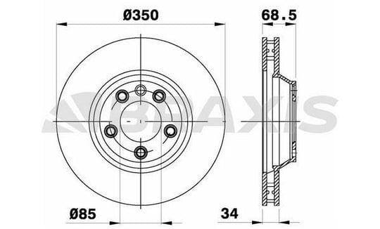 ON FREN DISK AYNASI SAG HAVALI AUDI Q7 PORSCHE CAYENNE PANAMERA TOUAREG 02>
