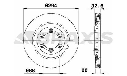 ON FREN DISK AYNASI SSANGYONG REXTON II 3.2I