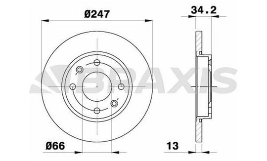 ON FREN DISK AYNASI XSARA 1.4 TUD5 P206 P306 1.4 8V (HAVA SOGUTMASIZ)